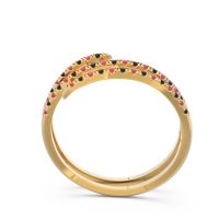 Half Eternity Wrap Pave Yatra Band