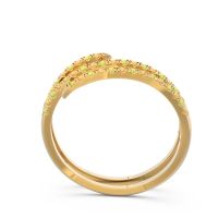 Half Eternity Wrap Pave Yatra Band