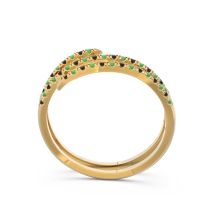 Half Eternity Wrap Pave Yatra Band