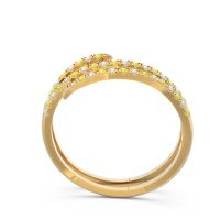 Half Eternity Wrap Pave Yatra Band