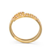 Half Eternity Wrap Pave Yatra Band