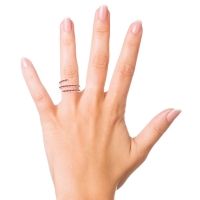 Half Eternity Wrap Pave Yatra Band