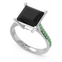 Classic Cathedral Pave Princess Zailaprastha Ring