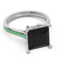Classic Cathedral Pave Princess Zailaprastha Ring