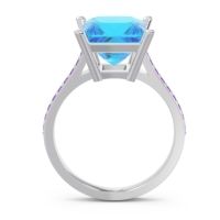 Classic Cathedral Pave Princess Zailaprastha Ring
