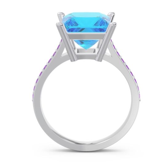 Classic Cathedral Pave Princess Zailaprastha Ring