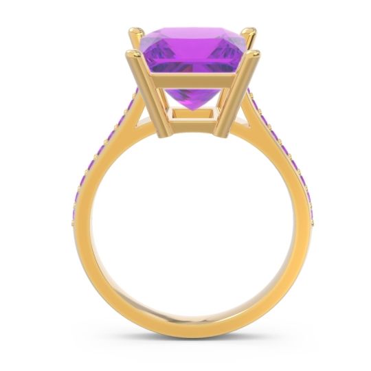 Classic Cathedral Pave Princess Zailaprastha Ring