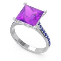 Classic Cathedral Pave Princess Paligha Ring