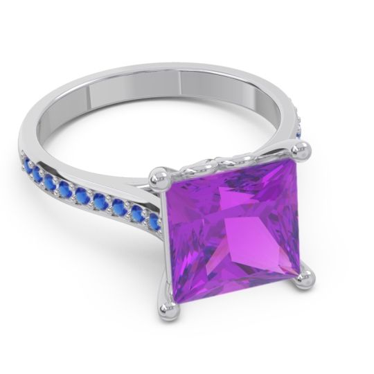 Classic Cathedral Pave Princess Paligha Ring