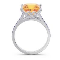 Classic Cathedral Pave Princess Paligha Ring