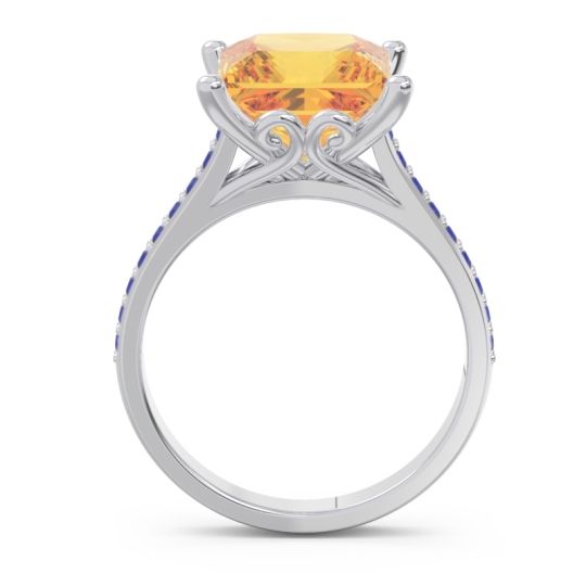 Classic Cathedral Pave Princess Paligha Ring