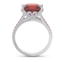 Classic Cathedral Pave Princess Paligha Ring