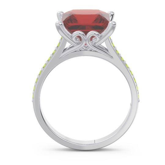 Classic Cathedral Pave Princess Paligha Ring