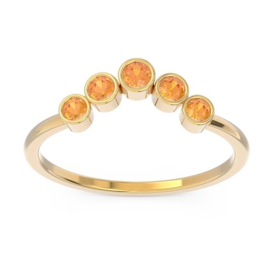 Simple Bezel Curved Haricapa Ring