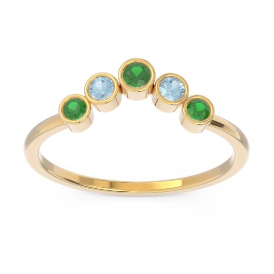 Simple Bezel Curved Haricapa Ring