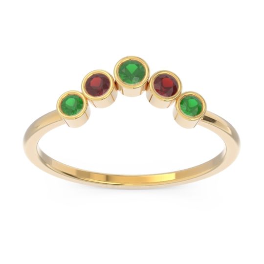 Simple Bezel Curved Haricapa Ring