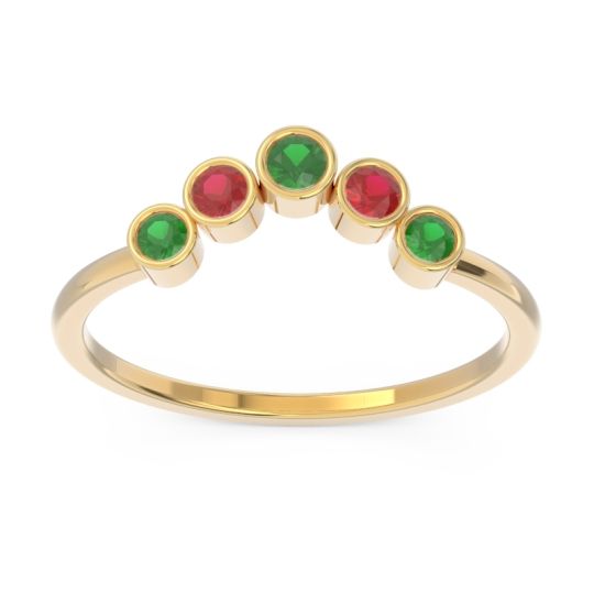 Simple Bezel Curved Haricapa Ring