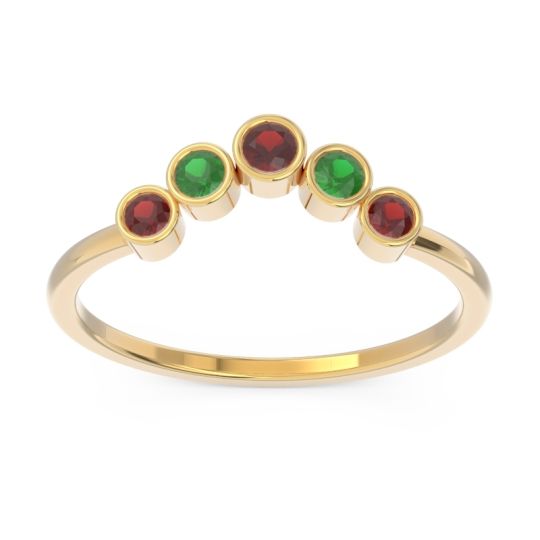 Simple Bezel Curved Haricapa Ring