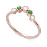 Simple Bezel Curved Haricapa Ring