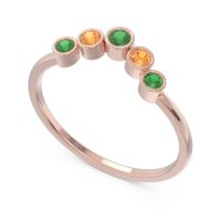 Simple Bezel Curved Haricapa Ring