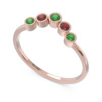 Simple Bezel Curved Haricapa Ring