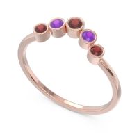 Simple Bezel Curved Haricapa Ring