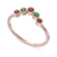 Simple Bezel Curved Haricapa Ring