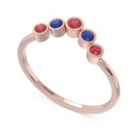 Simple Bezel Curved Haricapa Ring