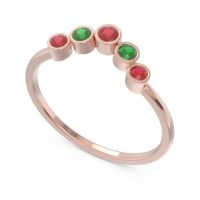 Simple Bezel Curved Haricapa Ring