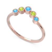 Simple Bezel Curved Haricapa Ring
