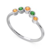 Simple Bezel Curved Haricapa Ring