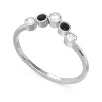 Simple Bezel Curved Haricapa Ring