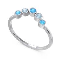 Simple Bezel Curved Haricapa Ring