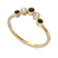 Simple Bezel Curved Haricapa Ring