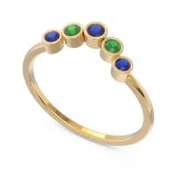 Simple Bezel Curved Haricapa Ring
