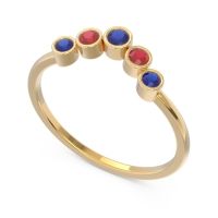 Simple Bezel Curved Haricapa Ring