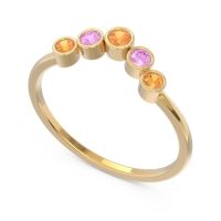 Simple Bezel Curved Haricapa Ring