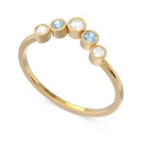 Simple Bezel Curved Haricapa Ring