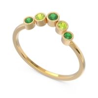 Simple Bezel Curved Haricapa Ring