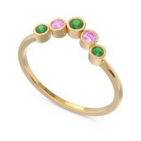 Simple Bezel Curved Haricapa Ring