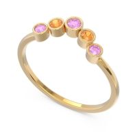 Simple Bezel Curved Haricapa Ring