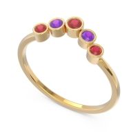 Simple Bezel Curved Haricapa Ring