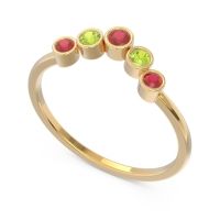 Simple Bezel Curved Haricapa Ring