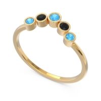 Simple Bezel Curved Haricapa Ring