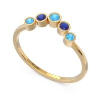 Simple Bezel Curved Haricapa Ring