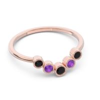 Simple Bezel Curved Haricapa Ring