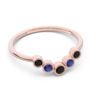 Simple Bezel Curved Haricapa Ring