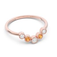 Simple Bezel Curved Haricapa Ring