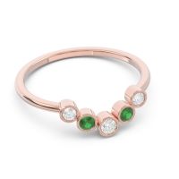 Simple Bezel Curved Haricapa Ring