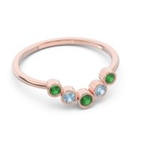 Simple Bezel Curved Haricapa Ring